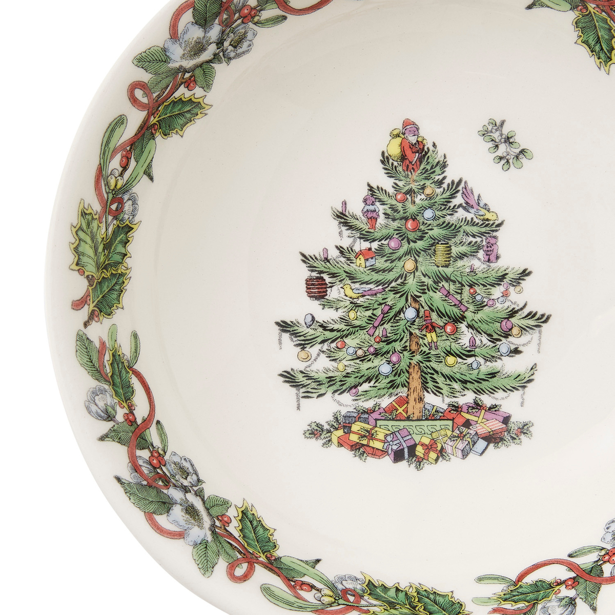 Spode Christmas Tree Wreath Cereal Bowl image number null